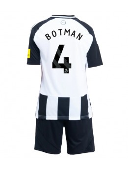 Newcastle United Sven Botman #4 Heimtrikotsatz für Kinder 2024-25 Kurzarm (+ Kurze Hosen)